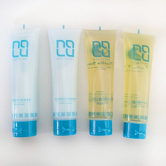 Turtle Bay "Kinetic Spa" Bath & Body Travel Set of 4 - Picture 2 of 4